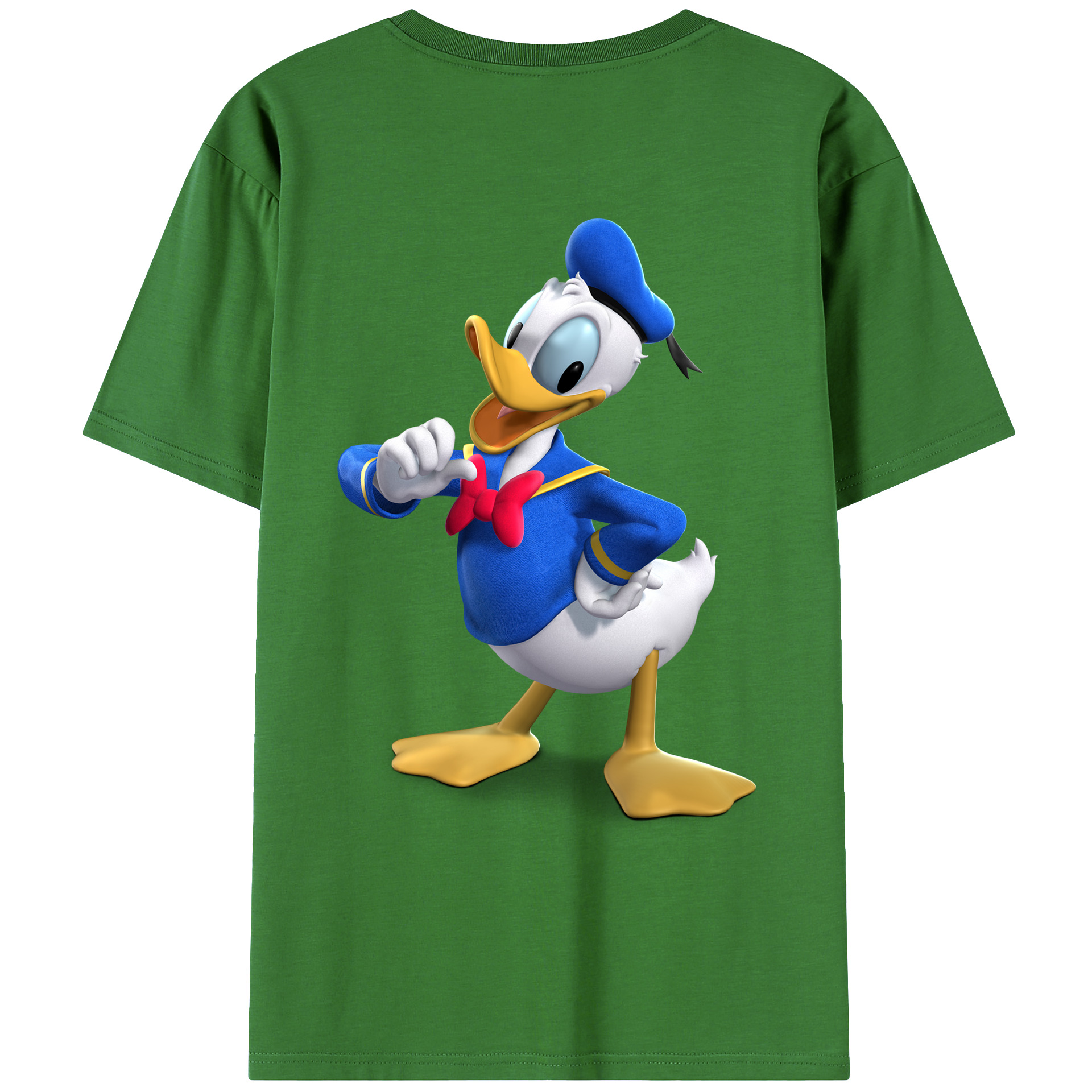 （画像用） ミッキーマウス Mickey Mouse レディース半袖Tシャツ(バックプリント)